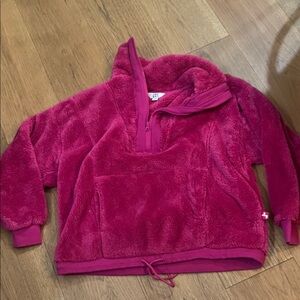 JoyLab Fuchsia Fleece Kids Hoodie